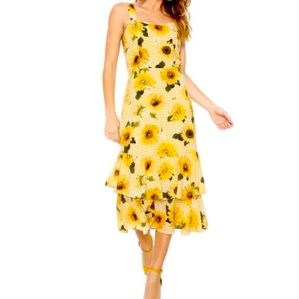Sunflower Dress Ruffles